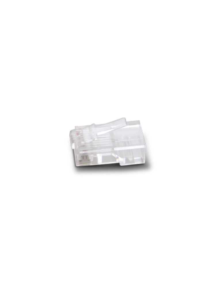 Imagen de SAXXON S901A - Conector plug RJ45 para cable UTP / CAT5E / Paquete 100 piezas/ 15 Micras