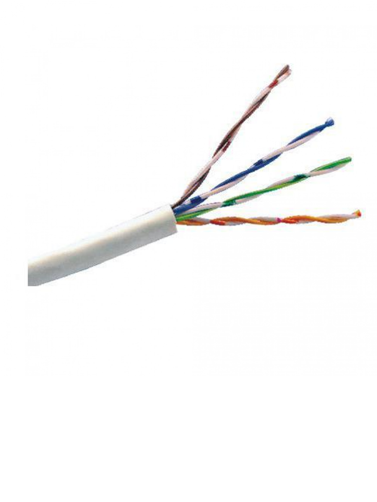 Imagen de SAXXON OUTP6CCA305BC - Cable UTP CCA / Categoria 6 / Color blanco / Interior / 305  Mts / Redes / Video / 4 Pares