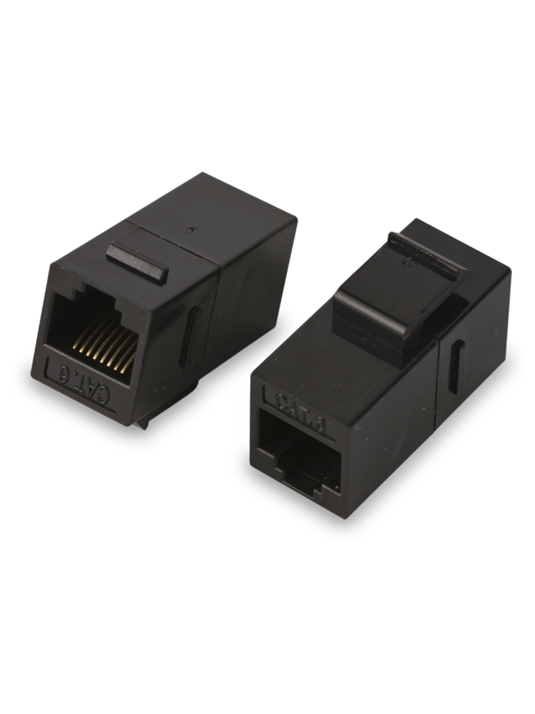 Imagen de SAXXON M226 - Cople RJ45 / RJ45 Hembra a RJ45 hembra / CAT 6 / Color negro