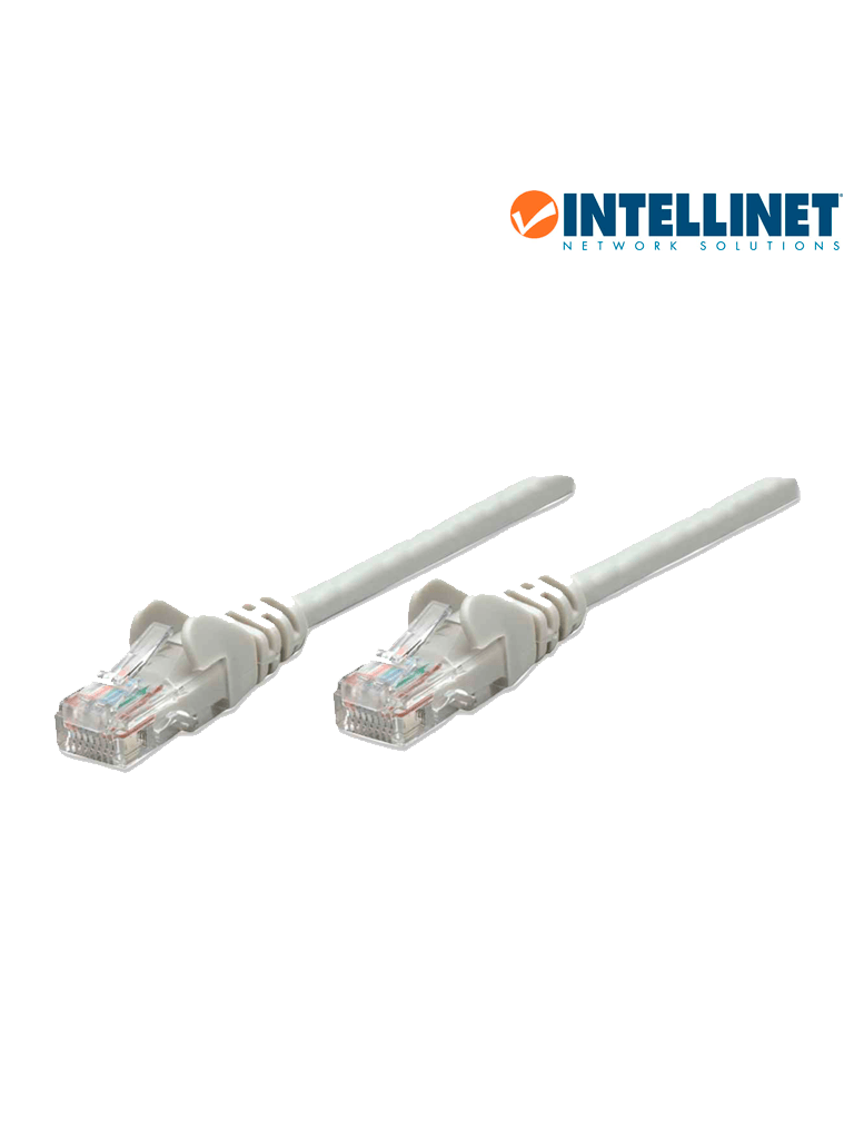 Imagen de INTELLINET 334112 - Cable patch / CAT 6 / 2.0 Metros ( 7.0F) / UTP Gris / Patch cord