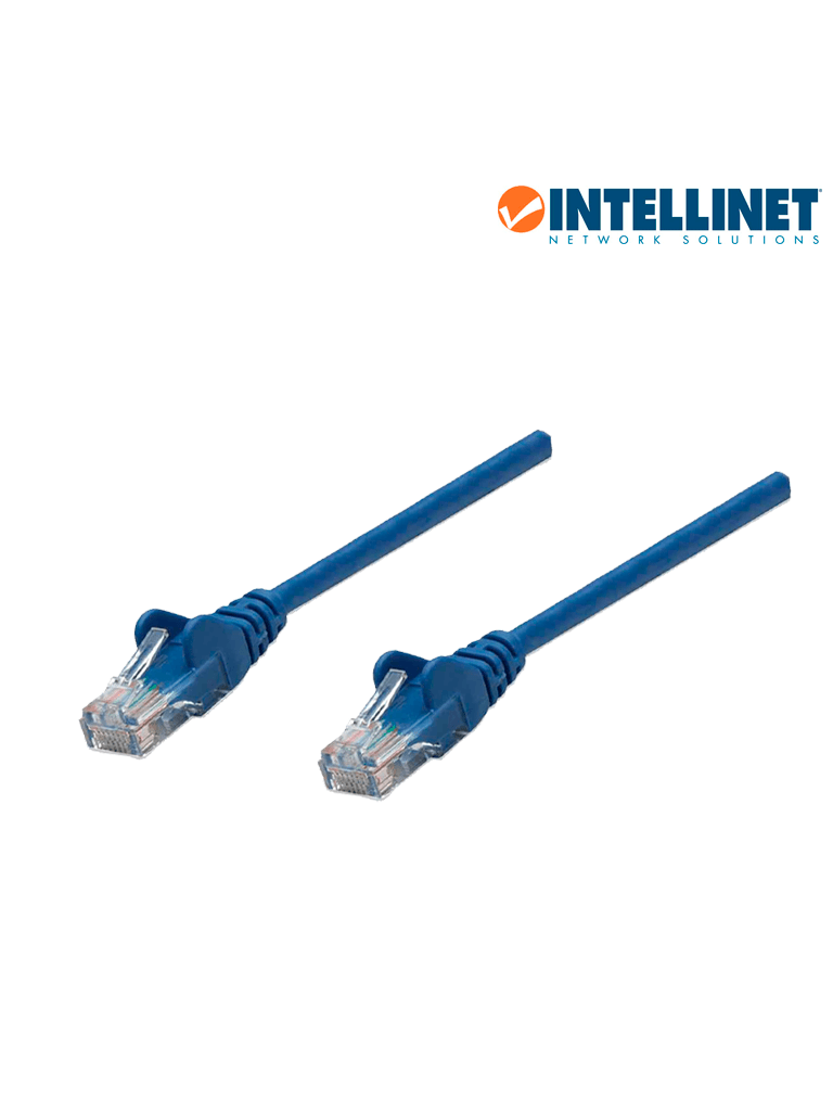 Imagen de INTELLINET 342575 - Cable patch / CAT 6 / 1.0 Metro ( 3.0F) / UTP Azul / Patch cord