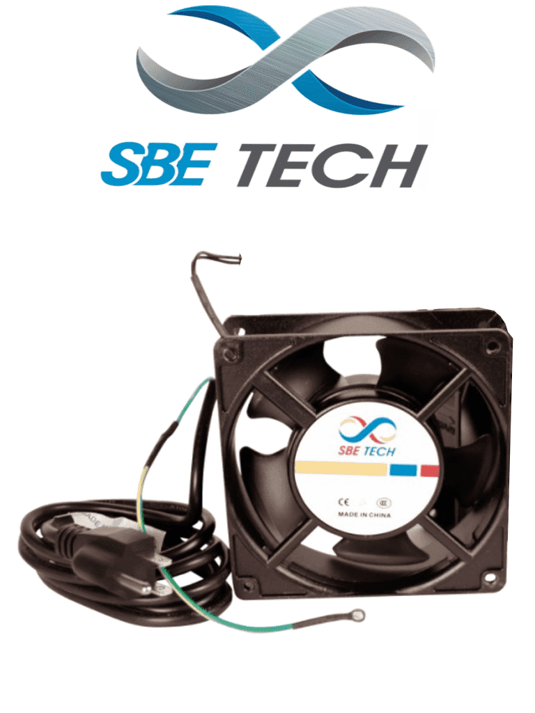 Imagen de SBETECH J1VENTN127V - Extractor para gabinete, compatible con gabinetes SBETECH, color negro, 110-127 VAC, 42W