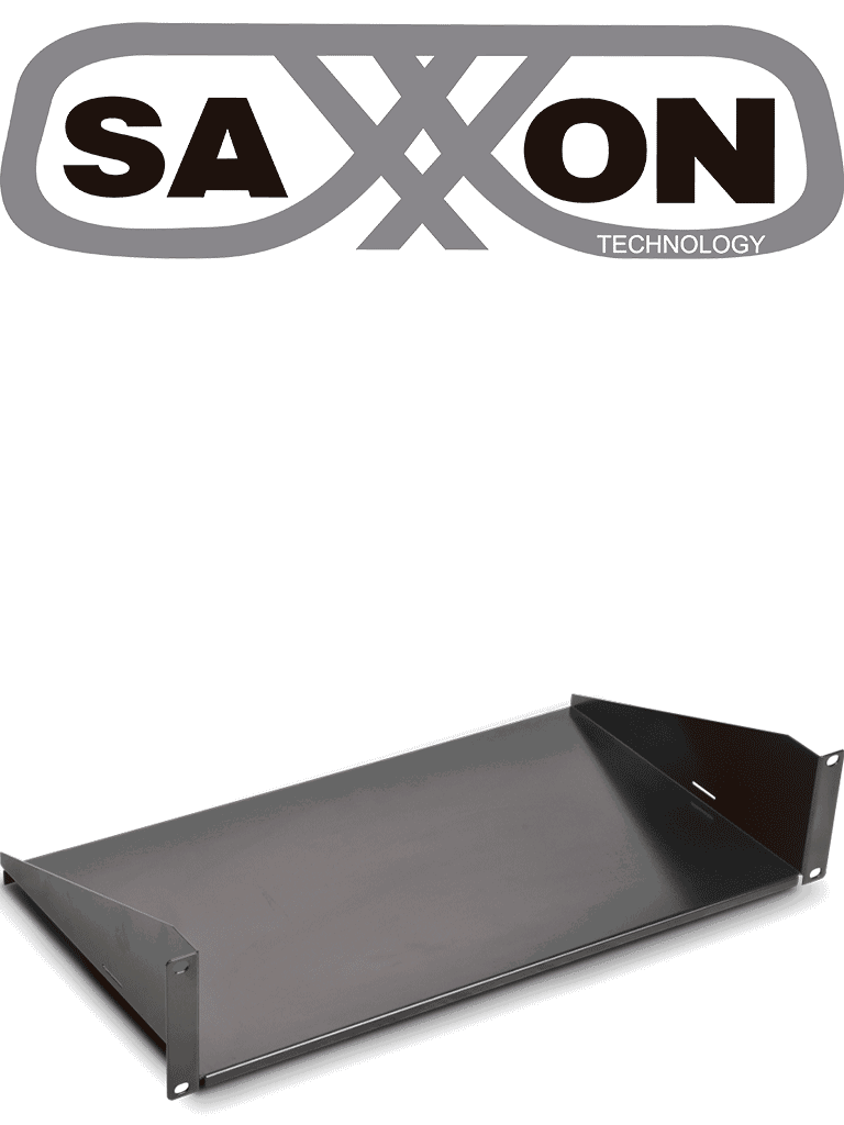 Imagen de SAXXON BR10 -  ​  Charola de Misceláneos de 25.4 cm x 19", 2UR, capacidad 22 Kg, para racks y gabinetes.