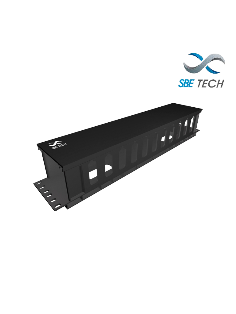 Imagen de SBETECH SBE-OH2UR - Organizador de cable horizontal 2UR 