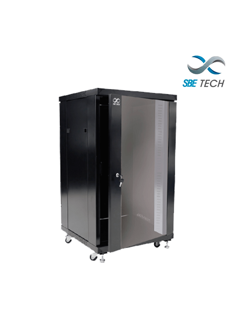 Imagen de SBETECH GNL20URP600PC - Gabinete de piso de 20UR de alto con puerta de cristal 