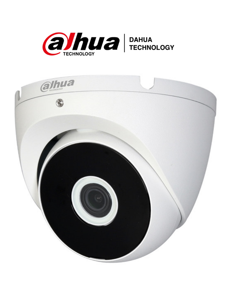 Imagen de DAHUA HAC-T2A51N-0280B - Cámara Domo de 5MP, 106° de apertura, carcasa metálica, lente de 2.8mm, IR de 20m. Compatible con CVI, AHD, TVI y CVBS. Alta calidad y versatilidad en seguridad. .0 