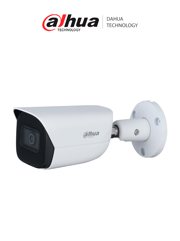 Imagen de DAHUA IPC-HFW2541E-S - Camara IP Bullet de 5 Megapixeles/ WizSense/ Lente de 2.8mm/ 97 Grados de Apertura/ IR de 30 Metros/ SMD Plus/ Microfono Integado/ PoE/ Ranura para MicroSD/ IP67/  WDR Real de 120 dB/