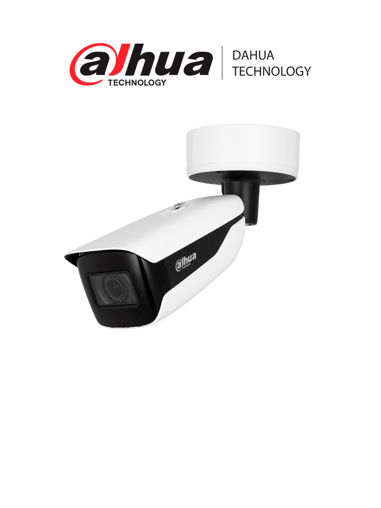 Imagen de DAHUA IPC-HFW7842H-Z-X  Cámara IP Bullet WizMind 8 MP/ LED IR 60m/Salidas máx.8 MP (3840 × 2160) a 50/60 fps/ Reconocimiento facial/ ANPR/ PPE/ Conteo de personas/ Metadatos/ Parking Space/ E&S de Alarma/Audio/Ranura MicroSD/ PoE+/ePoE/IP67/IK10/