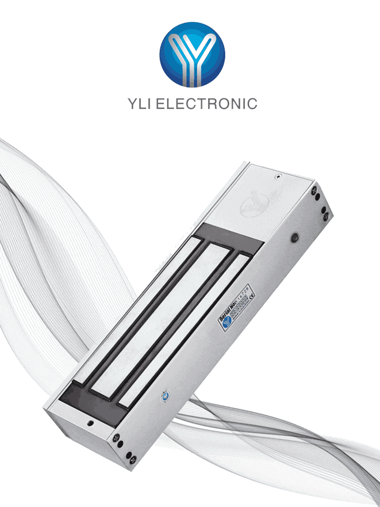 Imagen de YLI YM750TLED - YLI YM750TLED - Cerradura Magnética 750 kg o 1500 Lb de Fuerza de Sujeción / Indicador Led / Uso Interior / Retardo de tiempo / Voltaje Dual 12v/24 VDC / Compatible con Soporte MBK750ZL  