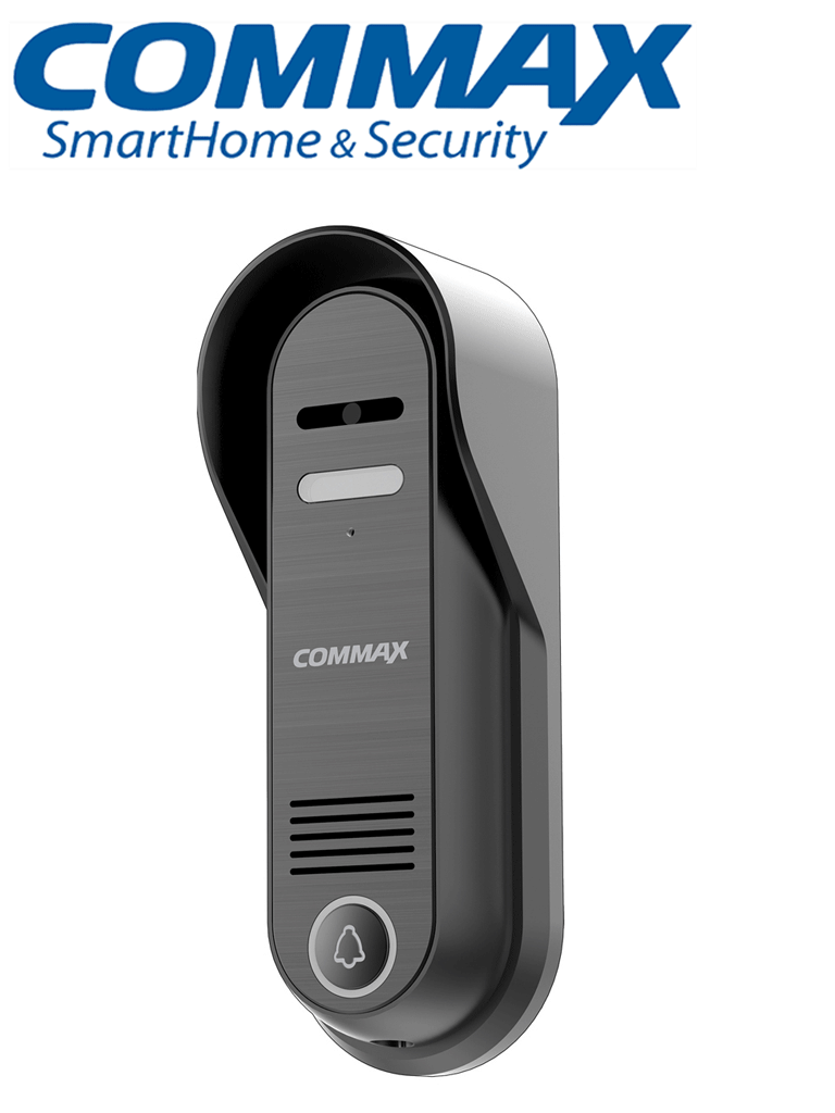 Imagen de COMMAX DRC4CPHD - Frente de calle para exterior con cámara pinhole de alta definición 1 Mp, compatible con monitores CDV704MA y Monitor Wifi CMV70MX, conexión a 4 hilos, función de apertura de puerta, cuenta con luz LED  