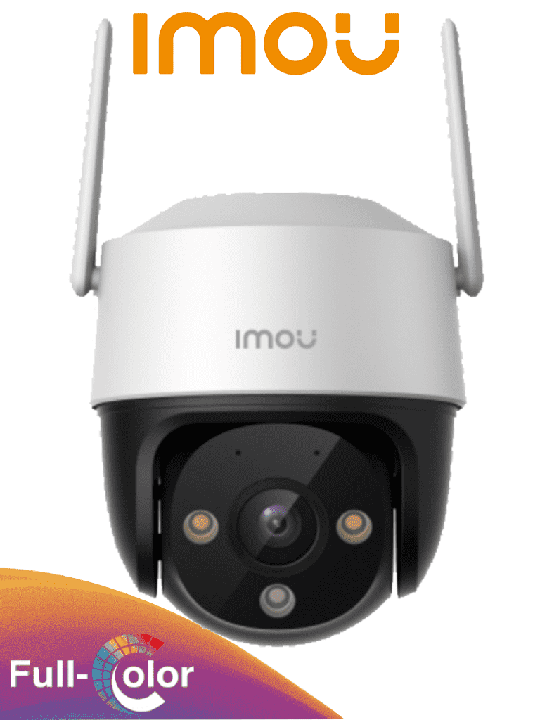 Imagen de IMOU Cruiser SE+ 4MP (IPC-S41FEN) - Cámara IP PT de 4 Megapíxeles/ Wifi/ Full Color/ Audio 2 Vías/ 30 Metros Visión Nocturna/ Micrófono y Altavoz Incorporado/ Disuasión Activa con Sirena de 110 dB/ Autotracking/ Ranura para MicroSD/ IP66/ 