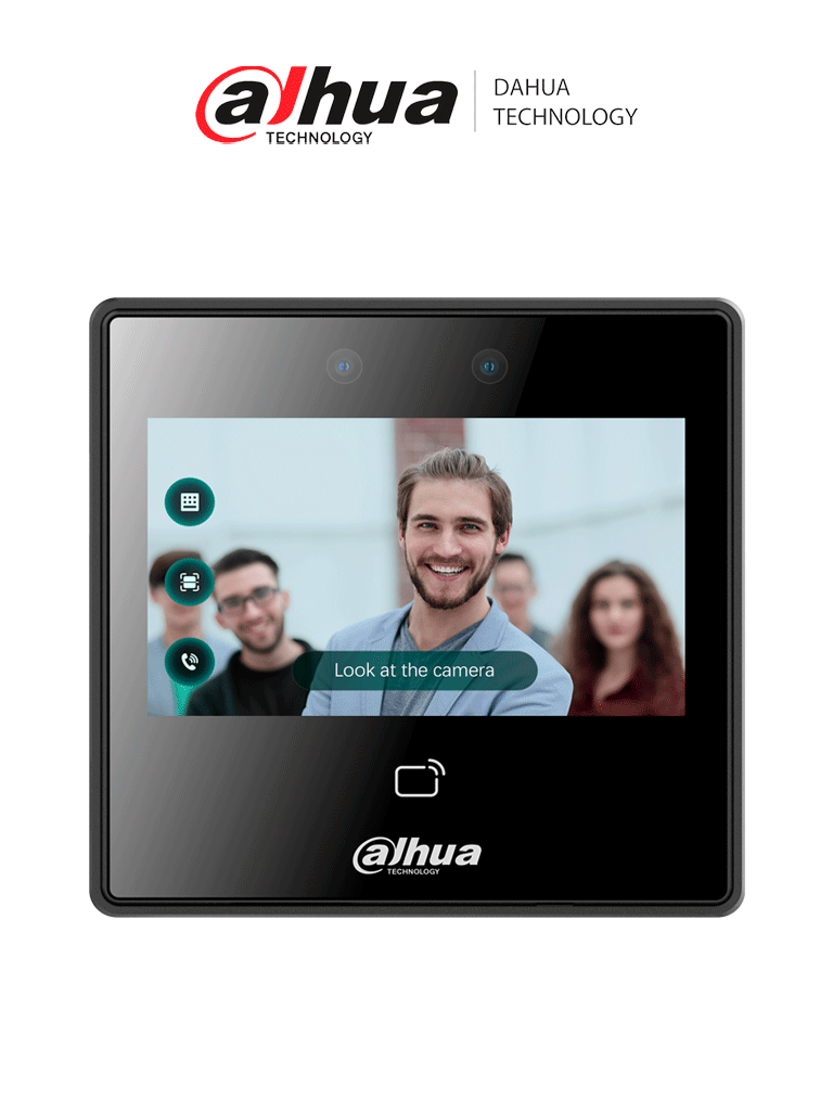 Imagen de DAHUA DHI-ASI3213A-W - Control de Acceso con Reconocimiento Facial/ Pantalla de 4.3 Pulgadas/ Soporta 3000 Rostros, Usuarios y Passwords/ 5,000 Tarjetas Mifare (IC Card)/ 50 Administradores/ 300,000 Registros/ 99.99% de Presición/ FACT