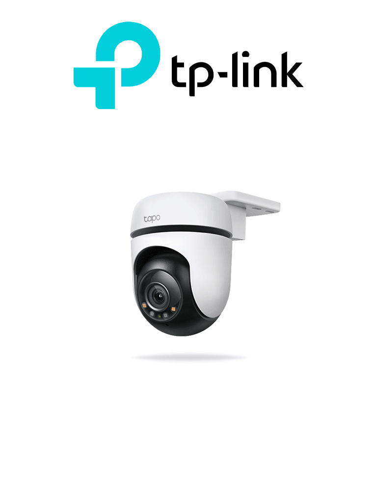 Imagen de TP-LINK TAPO C510W - Cámara IP WiFi motorizada para exterior de 3 MP, lente 3.9 mm, iluminadores IR 30  m, micrófono y bocina integrados, IP65, ranura MicroSD, LED luz blanca, WiFi 2.4 GHz, y Smart Motion Tracking. 