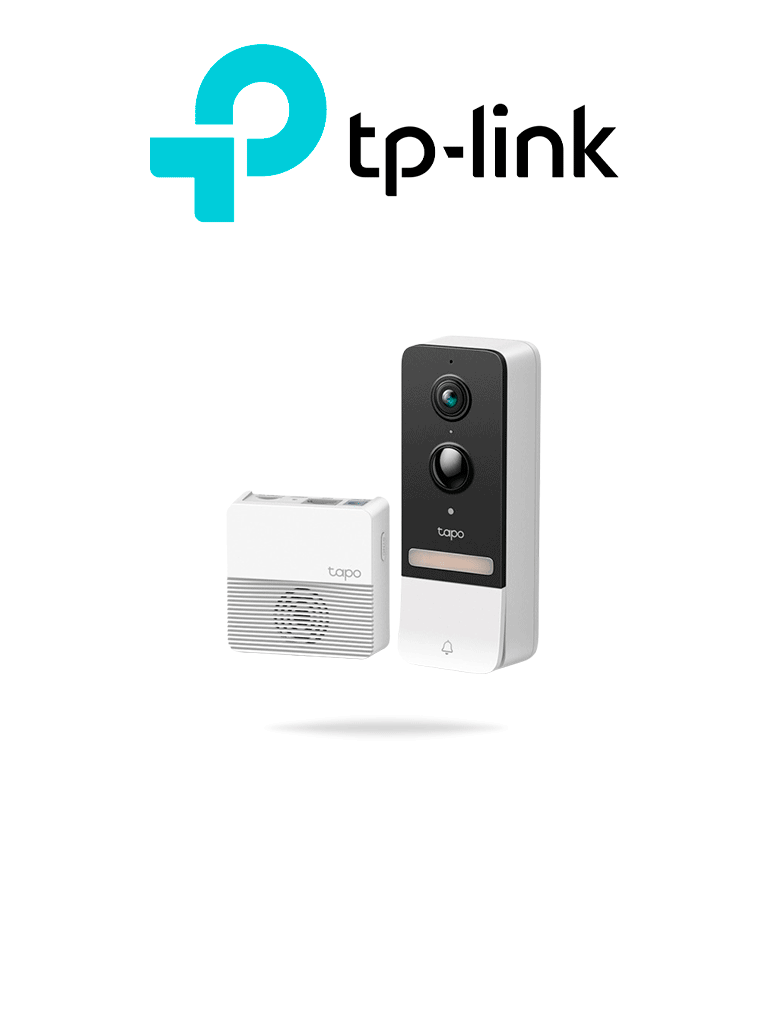 Imagen de TP-LINK TAPO D230S1 - Videoportero WiFi de 5 MP con visión nocturna, ángulo de visión de 160 grados, batería de larga duración, sonido bidireccional,  WiFi 2.4 GHz, ranura para Micro SD y grado de protección IP64.