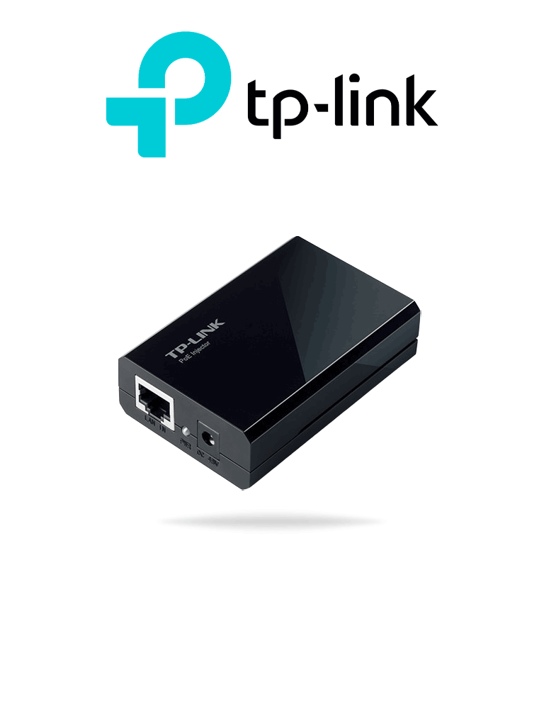 Imagen de TP-LINK TL-POE150S - Inyector PoE AF de 15W, suministro PoE a través de puertos RJ45 Gigabit Ethernet.