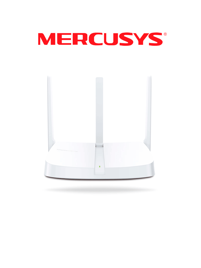 Imagen de MERCUSYS MW306R - Router inalámbrico N de 2.4 GHz con velocidad de 300 Mbps, 1 puerto WAN 10/100 Mbps, 3 puertos LAN 10/100 Mbps y 3 antenas de 5 dBi. Compatible con IPTV e IPv6. 