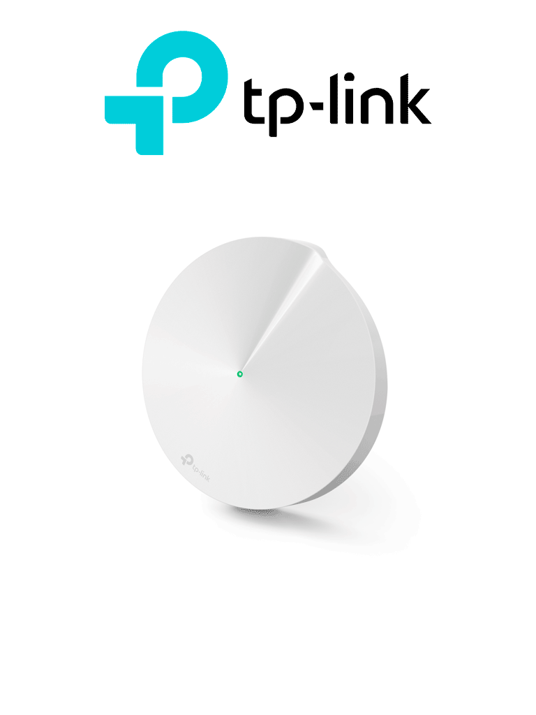 Imagen de TP-LINK DECO M5 (1-Pack) - Router MESH para hogar de doble banda Wi-Fi 5 AC1300 Mbps con 2 puertos Gigabit WAN/LAN, 4 antenas internas, además app Deco (iOS, Android), protección HomeCare y antivirus integrado.