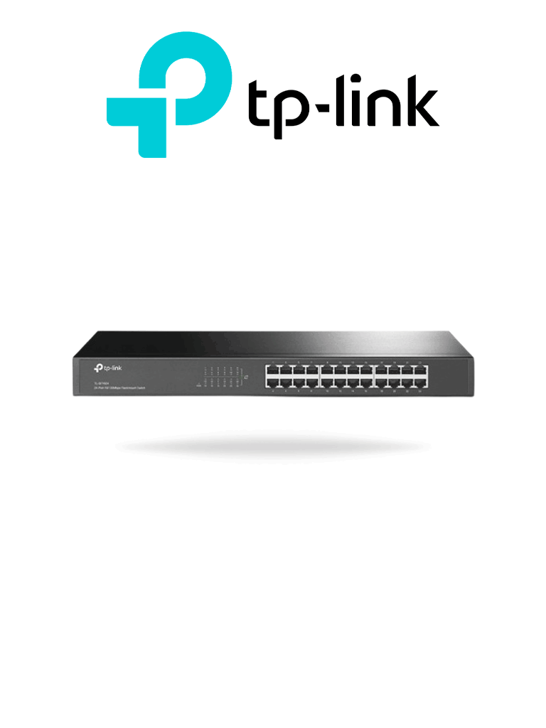 Imagen de TP-LINK TL-SF1024 - Switch no administrable de 24 puertos 10/100 Mbps para montaje en rack