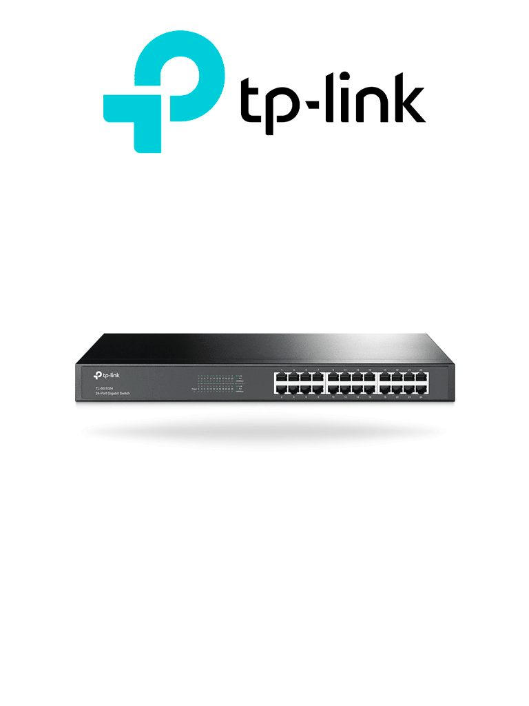 Imagen de TP-LINK TL-SG1024 - Switch Gigabit no administrable de 24 puertos 10/100/1000 Mbps.