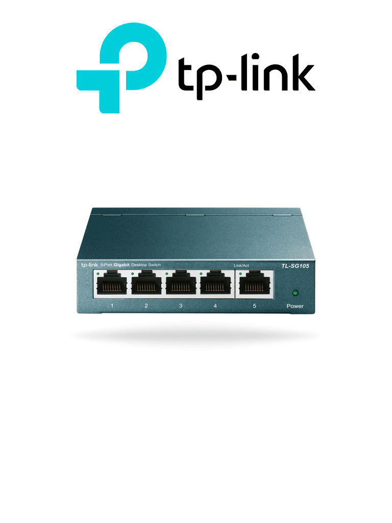 Imagen de TP-LINK TL-SG105 - Switch Gigabit no administrable de 5 puertos 10/100/1000 Mbps