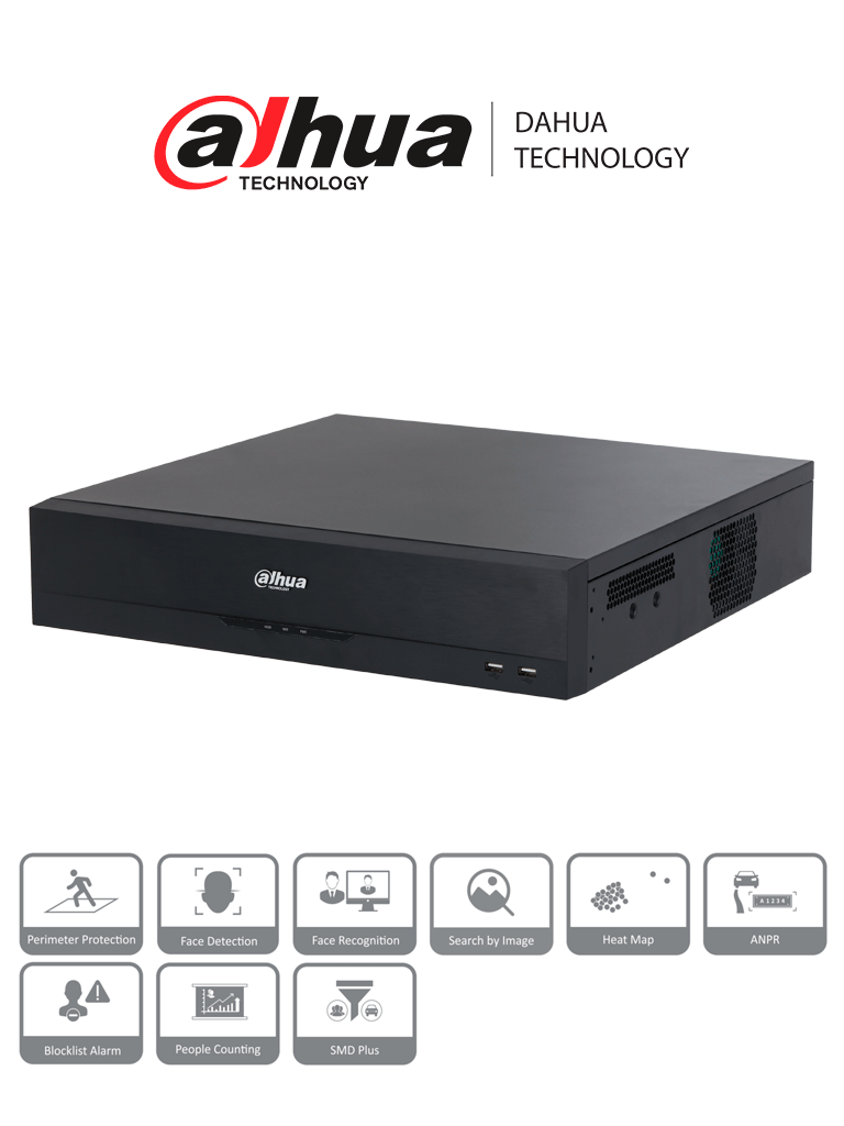 DAHUA DHI-NVR5864-16P-EI - NVR de 64 canales IP 4K con tecnología ...