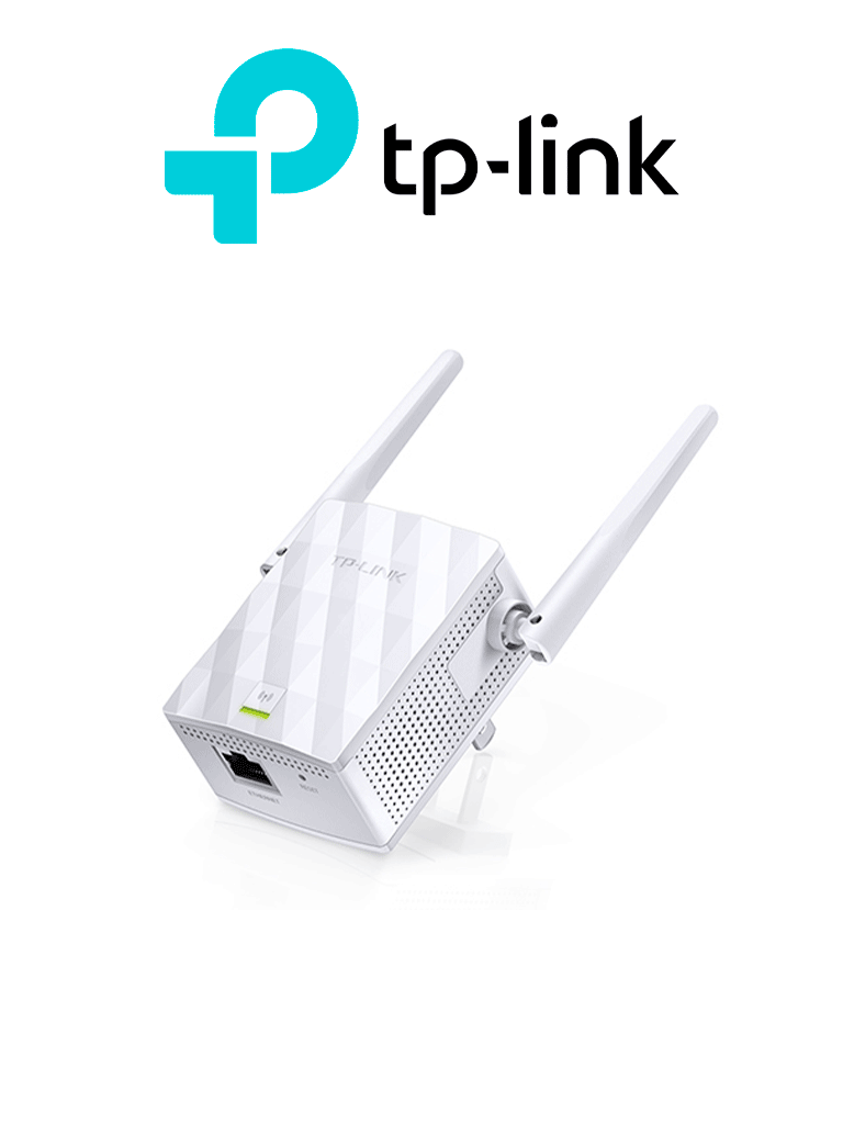 Imagen de TP-LINK TL-WA855RE - Repetidor inalámbrico universal de señal WiFi hasta 300Mbps en 2.4GHz, con 2 antenas externas, 1 puerto RJ45, modo extensor de rango y punto de acceso. 