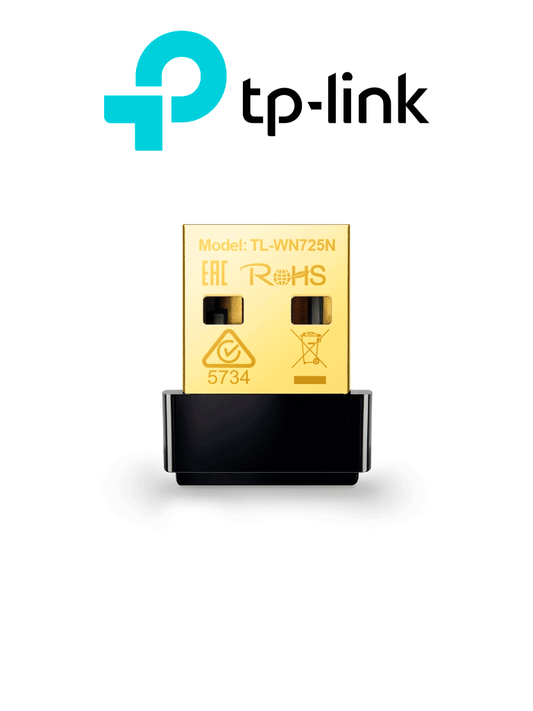 Imagen de TP-LINK TL-WN725N - Adaptador USB Nano inalámbrico N 150 Mbps 2.4 GHz con 1 antena interna 