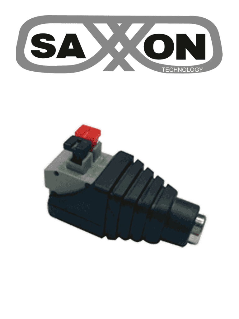 Imagen de SAXXON SX52A - Adaptadores MachoTipo Jack Polarizado / Paquete de 10 piezas / Terminales de Presión / Fácil Instalación/ 12v