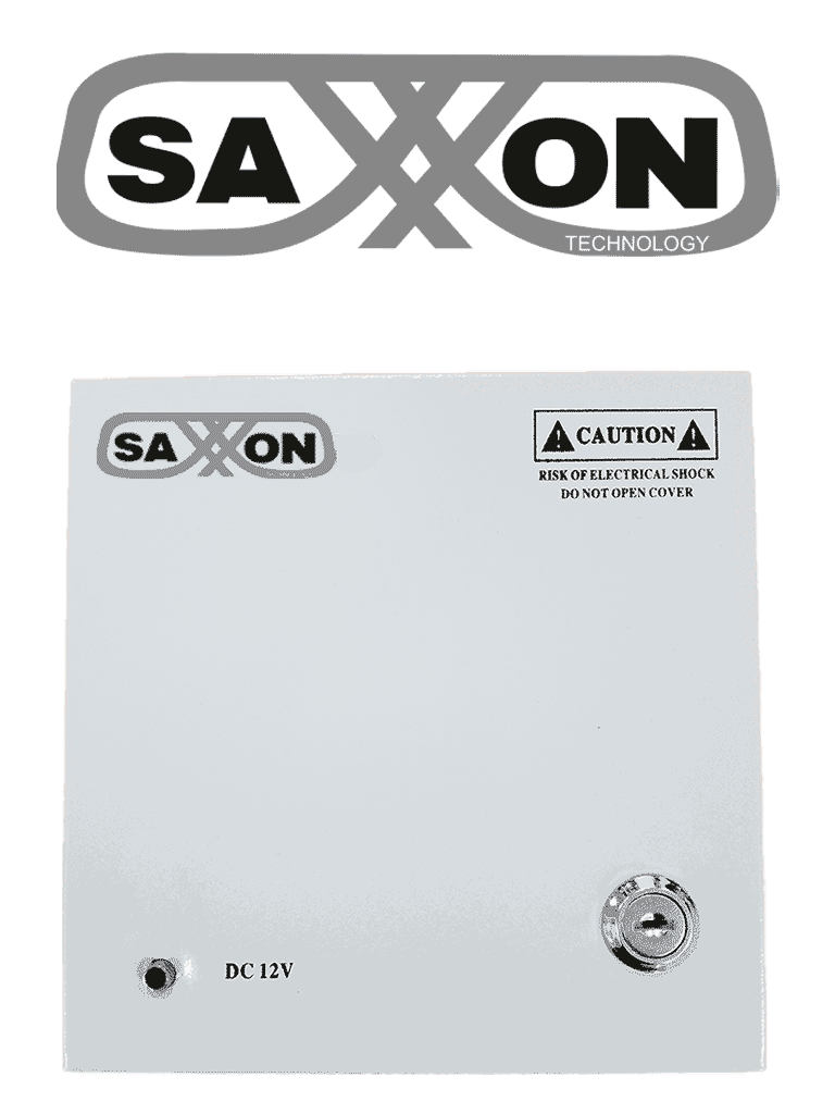 Imagen de SAXXON SX10A9CH - Fuente de Poder Profesional 12 VCD / 10 Amperes / 9 Canales / 1.1 Amperes por Canal / Protección contra Sobrecargas / Led Indicador de Funcionamiento