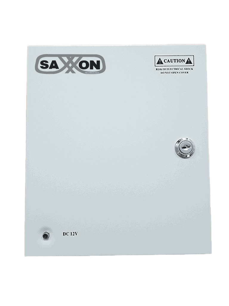 Imagen de SAXXON SX20A18CH - Fuente de Poder Profesional 12 VCD / 20 Amperes / 18 Canales / 1.1 Amperes por Canal / Protección contra Sobrecargas / Led Indicador de Funcionamiento