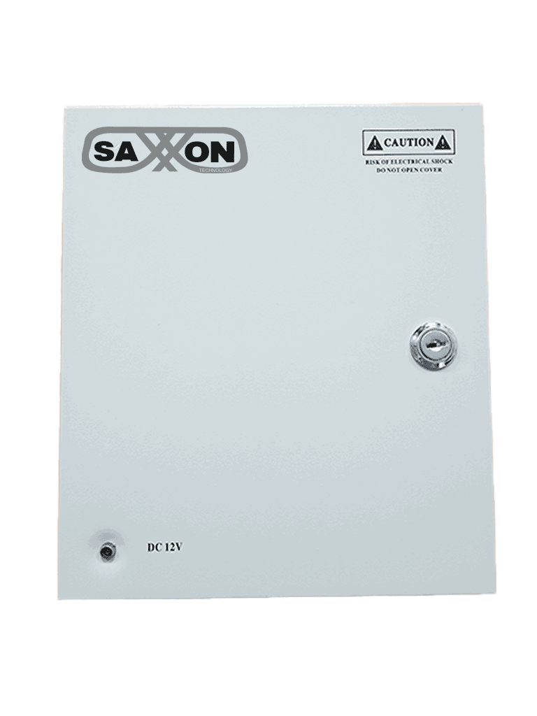 Imagen de SAXXON SX10A18CH - Fuente de Poder Profesional 12 VCD / 10 Amperes / 18 Canales / 0.5 Amperes por Canal / Protección contra Sobrecargas / Led Indicador de Funcionamiento