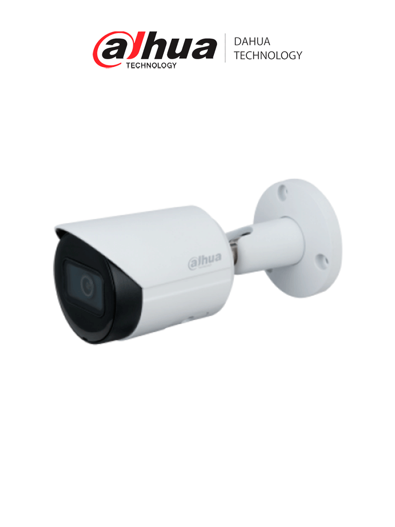 Imagen de DAHUA IPC-HFW2541E-S S2- Camara IP Bullet de 5 Megapixeles/ WizSense/ Lente de 2.8mm/ 97 Grados de Apertura/ IR de 30 Metros/ SMD Plus/ Microfono Integado/ PoE/ Ranura para MicroSD/ IP67/  WDR Real de 120 dB/