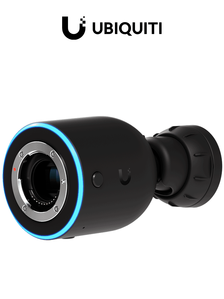 Imagen de UBIQUITI UVC-AI-DSLR - Camara IP bullet para exterior, 8 MP 4K, Lente fijo 17mm de apertura amplia, Microfono y Bocina integrados, Deteccion avanzada IA: Movimiento, Personas, Vehiculos, LPR  