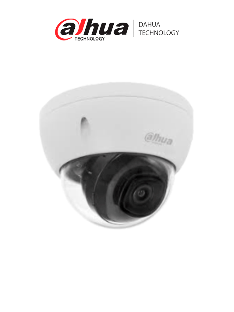 Imagen de DAHUA IPC-HDBW1230E S2- Cámara IP Domo Antivandalica de 2 Megapixeles/ Lente de 2.8 mm/ 104 Grados de Apertura/ Metalica/ IR de 30 Mts/ IP67/ IK10/ PoE/ DWDR/