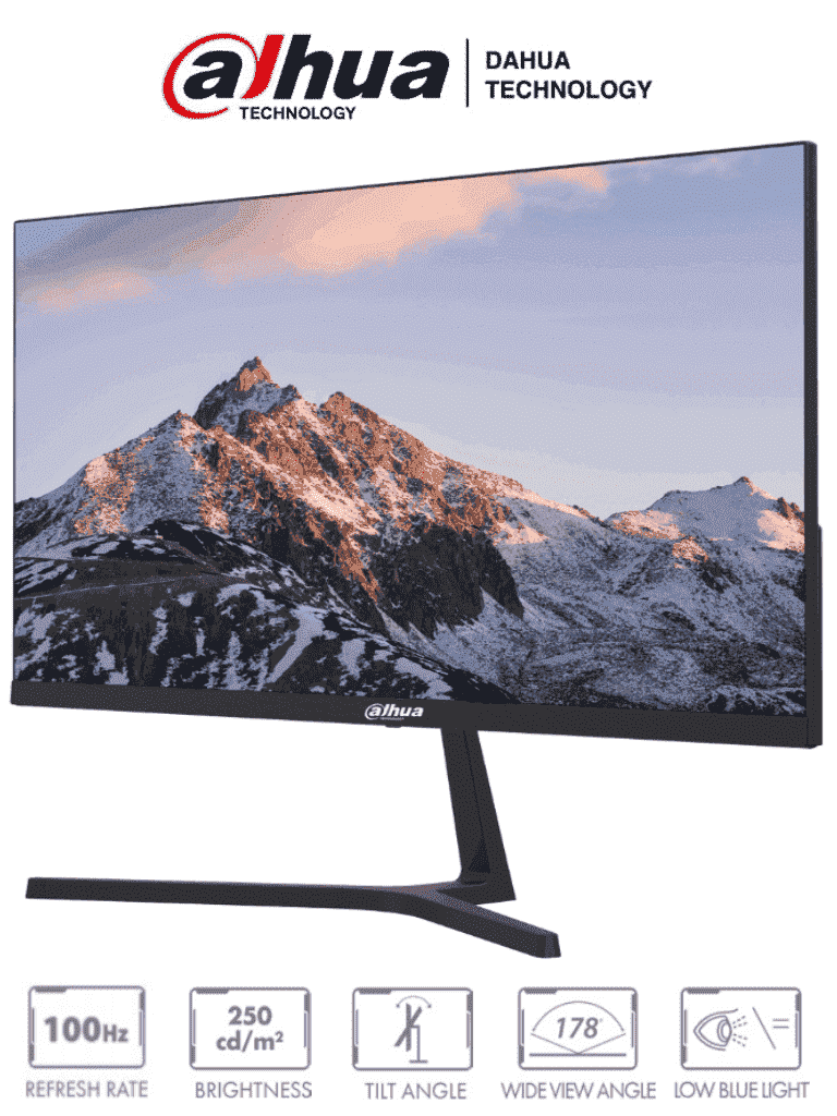 Imagen de DAHUA DHI-LM27-B200S Monitor de 27 Pulgadas/ Full HD/ Especial para Videovigilancia/ Ideal para trabajo 24/7/ Marco Ultra Delgado/ Angulo de 178 Grados de Visualización/ Entrada HDMI&VGA/ VESA/ Bajo consumo de energía  