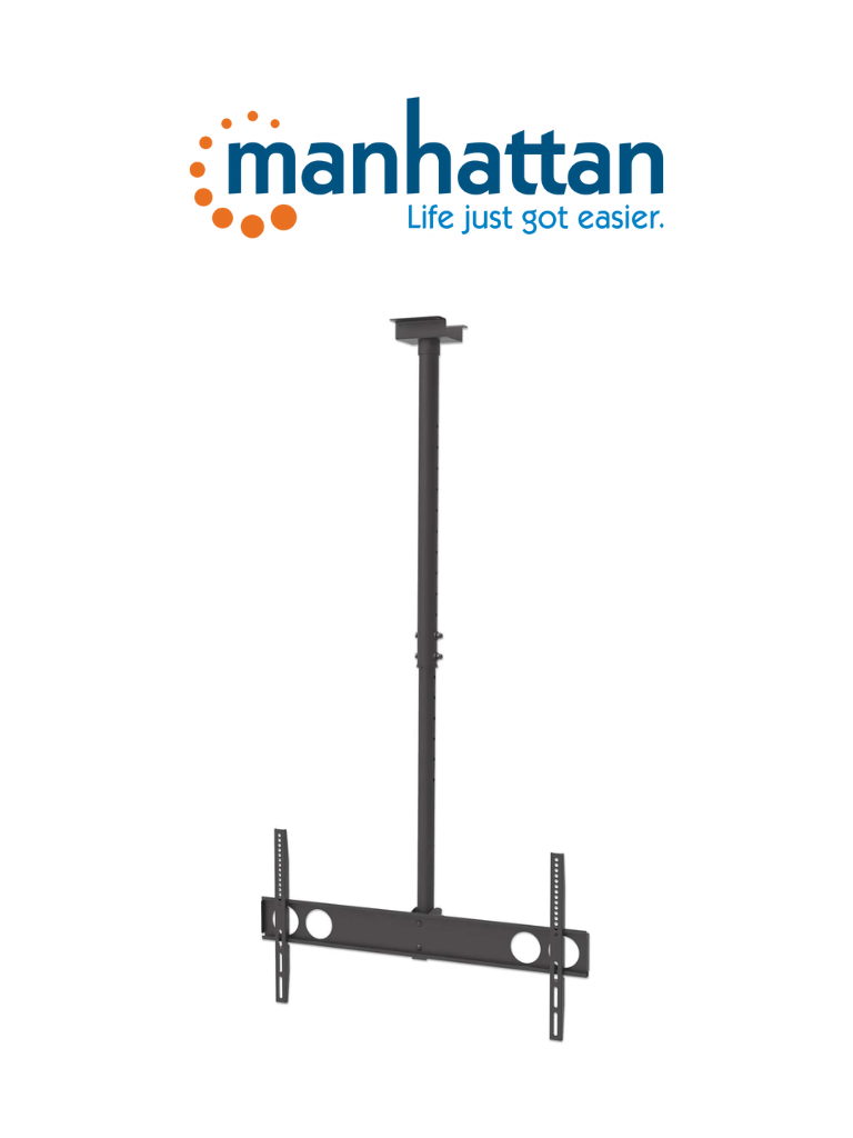 Imagen de MANHATTAN 423625 - Soporte para TV /  Montaje en techo/  Con inclinación /  Para pantallas planas de 37" a 70"  / Soporta hasta 50 kg &MBFIN