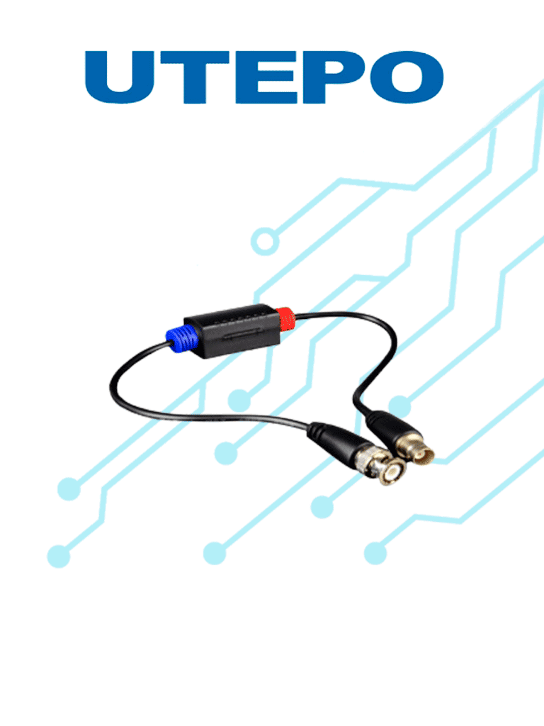 Imagen de UTEPO UTP1201XPHD - Aislador pasivo de tierra por BNC en HD, elimina ruido e interferencia por lazos de tierra, soporta señales de video HDCVI/TVI/AHD