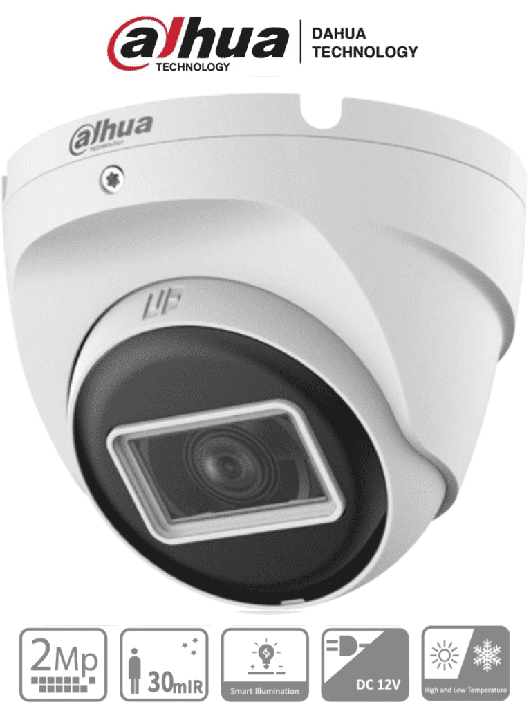 Imagen de DAHUA HAC-T2A21N-U-28 - Camara Domo de 2 Megapixeles/ 1080p/ Lente 2.8 mm/ 100 Grados de Apertura/ IR de 30 Metros/ Metalica/ IP67/  Soporta: CVI/TVI/AHD/CVBS/  