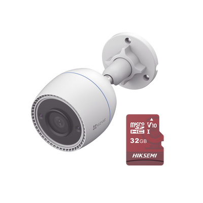 Imagen de Kit de Camara WiFi y Memoria MicroSD, Incluye 1 Pieza CS-C3TN y 1 Pieza HS-TF-E1/32G / Detección de Movimiento / Notificación Push / micrófono integrado