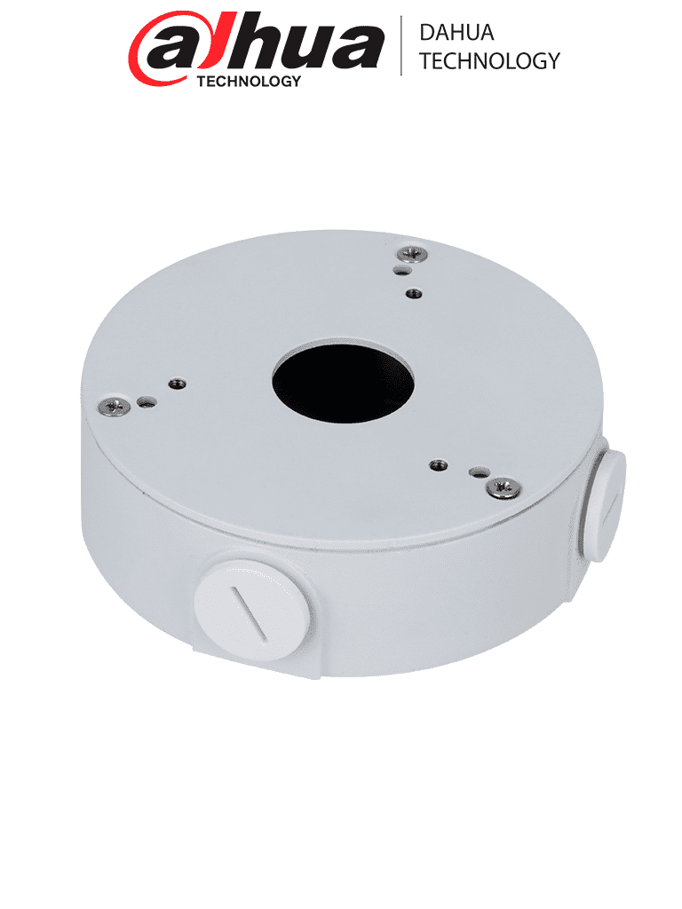 Imagen de DAHUA PFA13G - Caja de Conexiones Metálica/ Compatible con Domo y Bala/ Consulte la Selección de Accesorios/  Series: HAC-HDW1200/1230/1500/1220SL, IPC-T1B20/40/ IPC-T1B20-L / HAC-HDW1801TL-A/ HAC-HDW1200TL-A/Entre Otras/ Uso Interior/ 