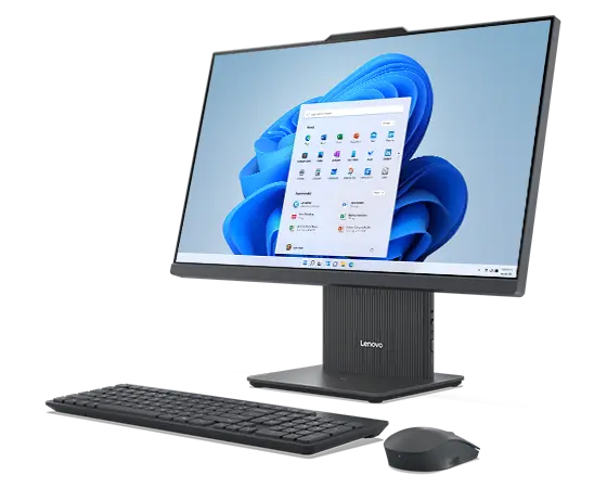 Imagen de Lenovo IdeaCentre 23.8" AIO 9na Gen - Luna Grey Procesador Intel® Core™ i3-1315U de 13ᵃ Generación (núcleos E de hasta 3,30 GHz núcleos P de hasta 4,50 GHz)/Windows 11 Home idioma único 64/512 GB SSD  TLC