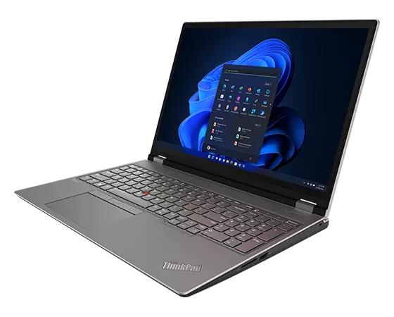 Imagen de Lenovo ThinkPad P16 2da Gen - Storm Grey (Intel) Procesador Intel® Core™ i7-13700HX de 13ᵃ Generación (núcleos E de hasta 3,70 GHz núcleos P de hasta 5,00 GHz)/Windows 11 Pro 64/1 TB SSD M.2 2280 de rendimiento PCIe Gen4 TLC Opal