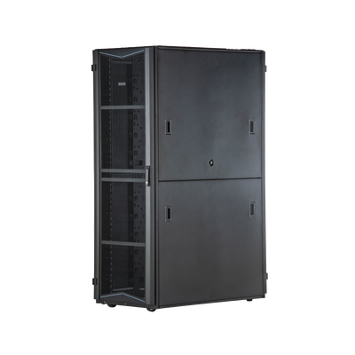 Imagen de Gabinete FlexFusion para Centros de Datos, 42 UR, 800 mm de Ancho, 1070 mm de Profundidad, Fabricado en Acero, Color Negro