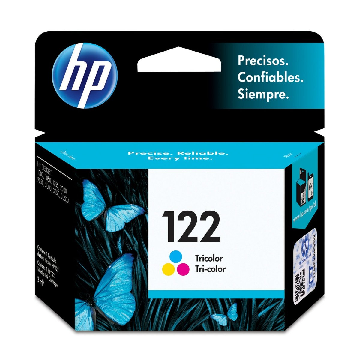 Imagen de Cartucho de Tinta HP 122 Tricolor Original