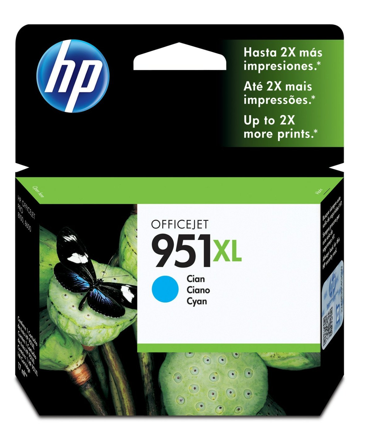 Imagen de Cartucho de Tinta HP 951XL Cian Original