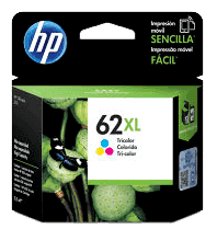 Imagen de Cartucho de Tinta HP 62XL Tricolor Alta Capacidad Original