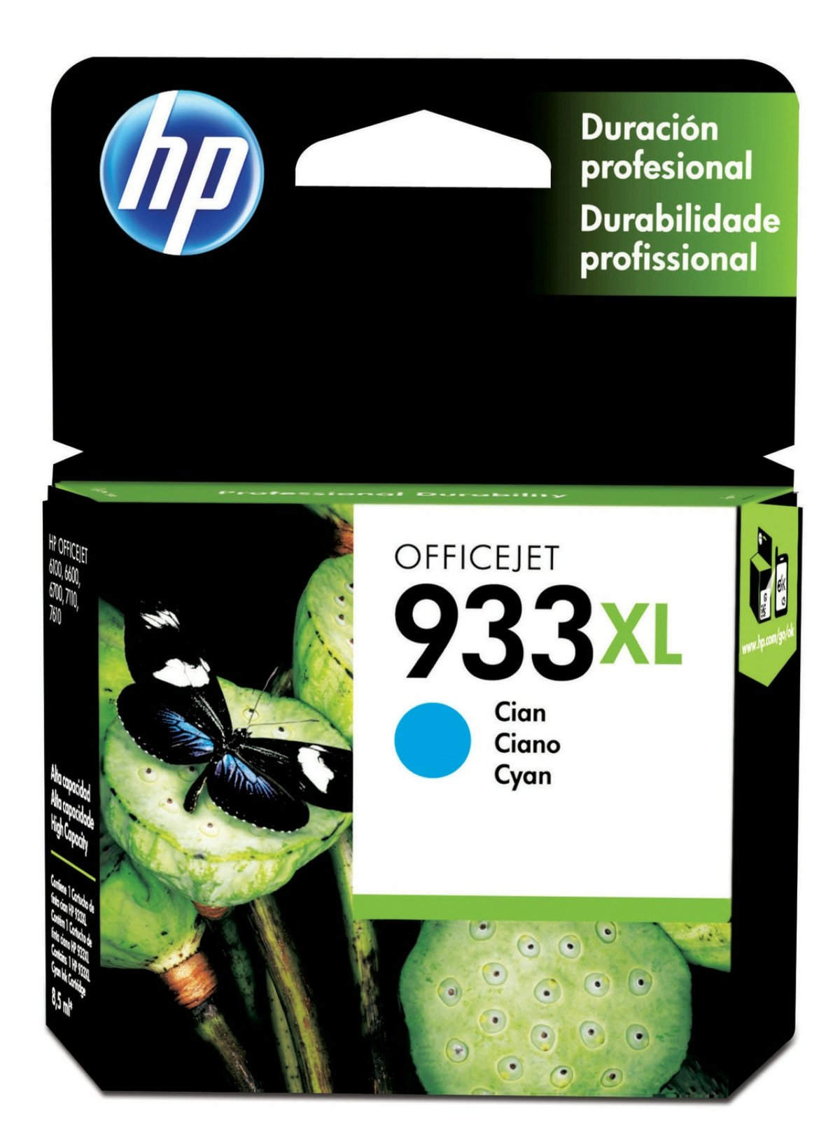 Imagen de Cartucho de Tinta HP 933XL Cian Original