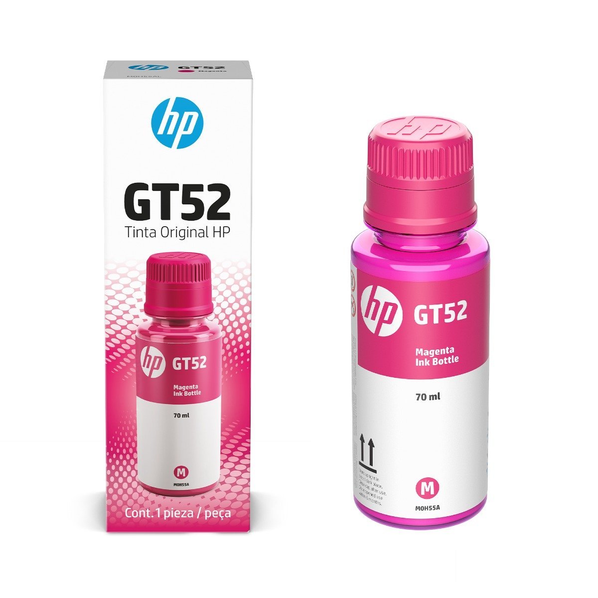 Imagen de Botella de Tinta HP GT52 Magenta Original