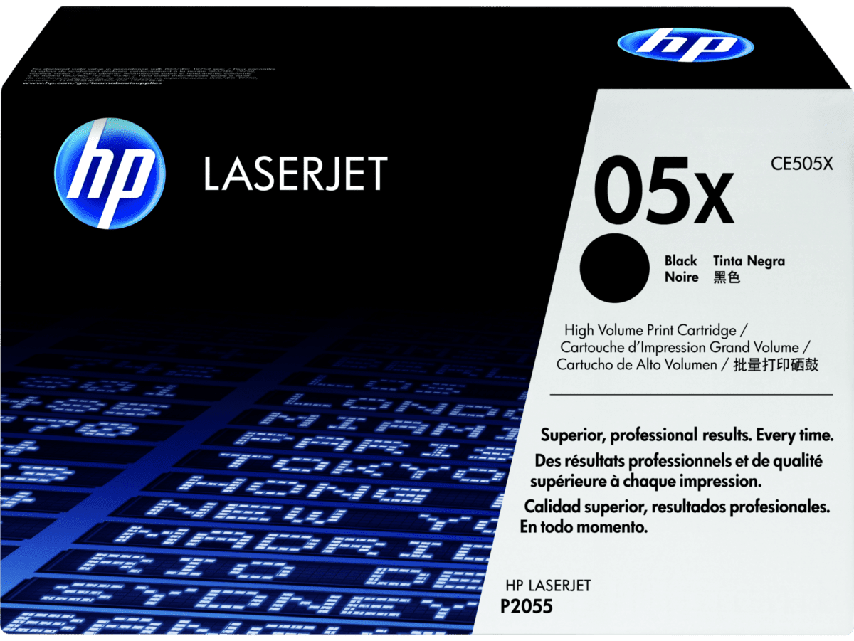 Imagen de Cartucho de Tóner HP 05X Negro Alto Rendimiento LaserJet Original