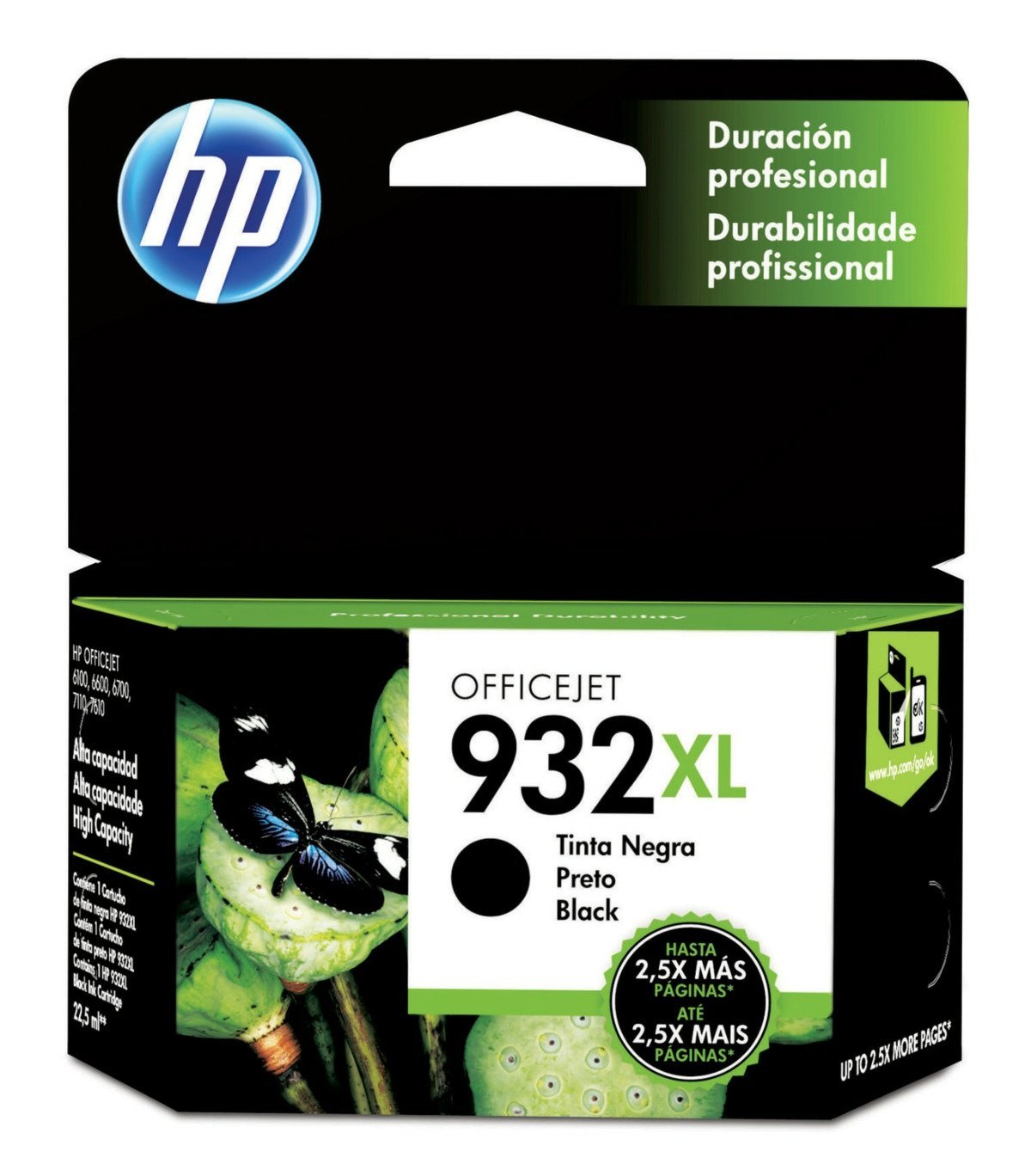 Imagen de Cartucho de Tinta HP 932XL Negra Original